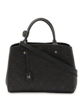 Louis Vuitton Monogram Empreinte Montaigne MM Handbag 2-Way Shoulder Bag Noir